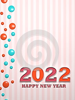 New Year 2022 Creative Design Concept -