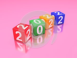 New Year 2022 Creative Design Concept -