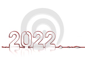 New Year 2022 Creative Design Concept