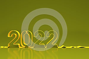 New Year 2022 Creative Design Concept