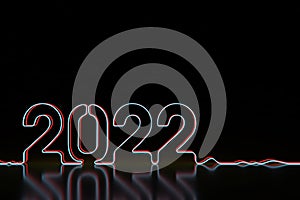 New Year 2022 Creative Design Concept