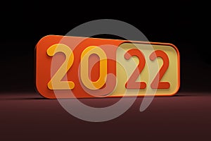 New Year 2022 Creative Design Concept