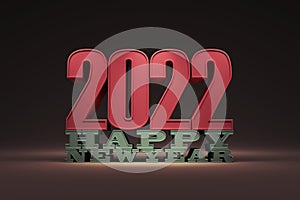 New Year 2022 Creative Design Concept