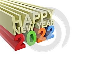 New Year 2022 Creative Design Concept