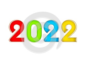 New Year 2022 Creative Design Concept