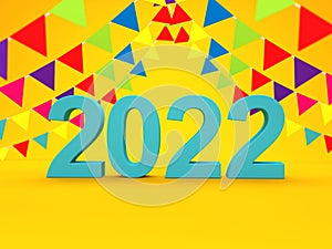 New Year 2022 Creative Design Concept