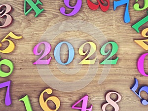 New Year 2022 Creative Design Concept