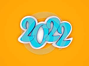 New Year 2022 Creative Design Concept