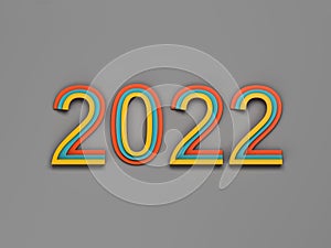 New Year 2022 Creative Design Concept