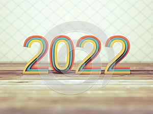 New Year 2022 Creative Design Concept