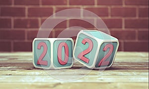 New Year 2022 Creative Design Concept