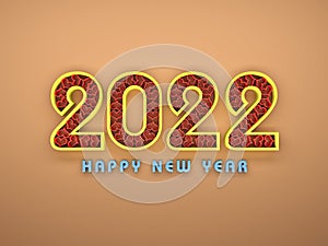 New Year 2022 Creative Design Concept