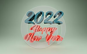 New Year 2022 Creative Design Concept