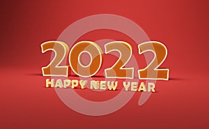 New Year 2022 Creative Design Concept