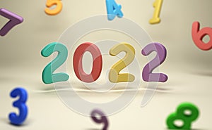 New Year 2022 Creative Design Concept