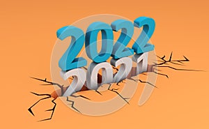 New Year 2022 Creative Design Concept