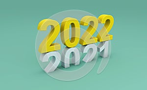 New Year 2022 Creative Design Concept