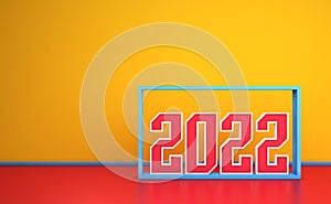 New Year 2022 Creative Design Concept