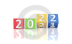 New Year 2022 Creative Design Concept