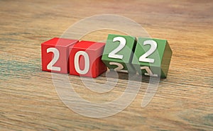 New Year 2022 Creative Design Concept