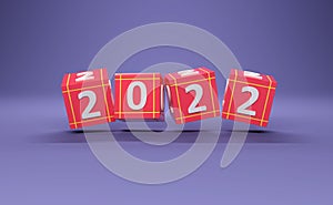 New Year 2022 Creative Design Concept