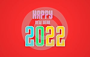 New Year 2022 Creative Design Concept