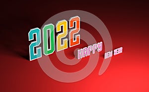 New Year 2022 Creative Design Concept