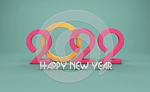 New Year 2022 Creative Design Concept