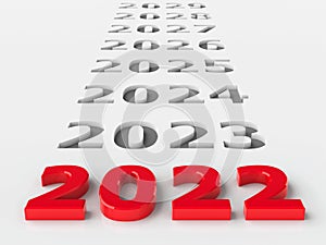 New year 2022 future