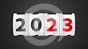 New year 2023 counter