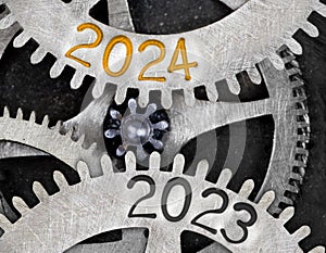 New Year 2024 Metal Wheel Concept.