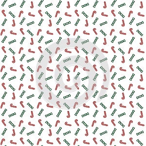 seamless new year pattern and background vector illustration