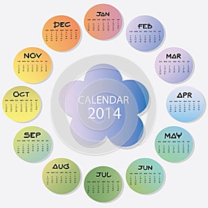New Year Calendar 2014