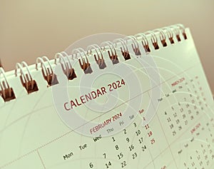 New year Calendar 2024 organizer planner table-calendar new year-calendar kalender calendrier calendario image photo