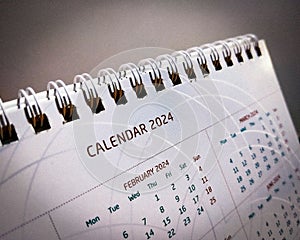 New year calendar 2024 organizer planner tablecalendar new-calendar kalender calendrier calendario image photo