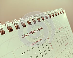 New year Calendar 2024 organizer planner table-calendar new year-calendar kalender calendrier calendario image photo photo