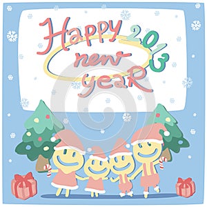 New year card 2013