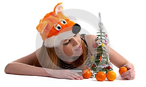 New year celebrating model