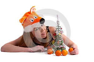 New year celebrating model