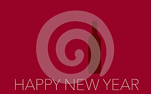 New Year Celebration with wine 2018