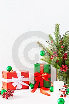 New year and christmas concept