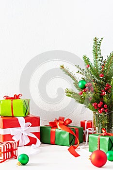 New year and christmas concept