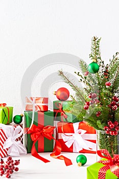 New year and christmas concept