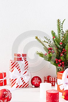 New year and christmas concept