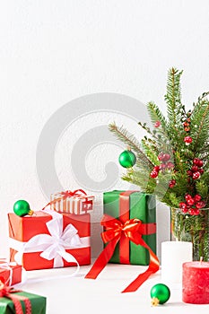 New year and christmas concept