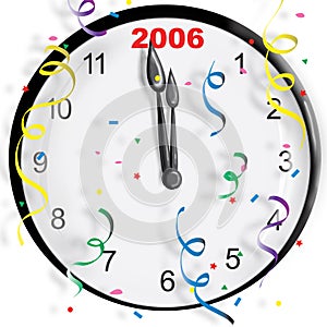 New Year Clock
