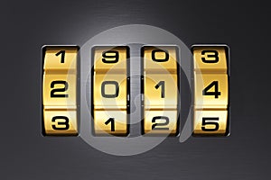 New Year 2014 concept