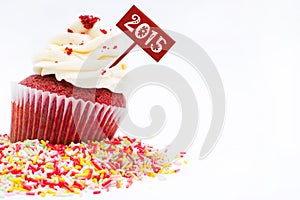 New year cupcake