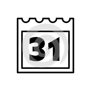 Playful CalendarPage Hand Drawn Doodle Illustration