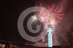 New Year 2015 fireworkds